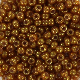 c.a. 5 gram Miyuki rocailles 11/0 - 2mm ceylon translucent spice