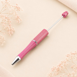 1 x Kunststof/metalen kralenpen 14,4 cm – staafje ca. 55 x 2 mm – magenta