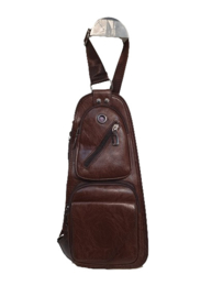 Unisex Crossbody bag brown