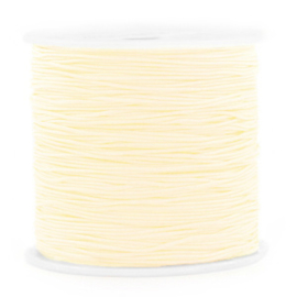 Rol met 90 meter Macramé draad 0.8mm Sunlight yellow (kies voor pakketpost) 