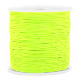 Rol met 90 meter Macramé draad 0.8mm Neon green (kies voor pakketpost) 