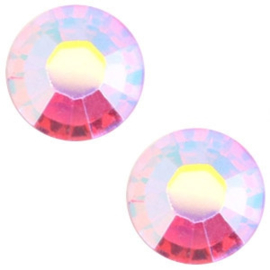 2  x  Swarovski Flat back - SS20 - 4.7 mm - Light Rose Aurore Boreale