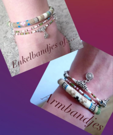 Enkelbandjes of armbanden set