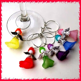 Wine charms/ engeltjes ♥