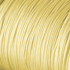 3 meter Macramé Draad 1 mm Butter Yellow