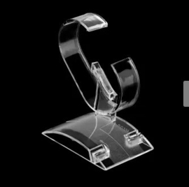 Armbanden display of horloge display  transparant 10 x 5cm