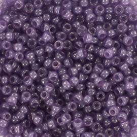 c.a. 5 gram Miyuki rocailles 11/0 - 2mm ceylon translucent lavender
