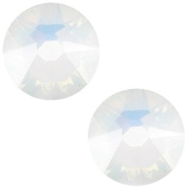 2 x Swarovski Elements 2088-SS34 flatback Xirius Rose White opal ca 7 mm (SS34)