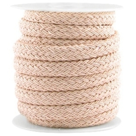 20cm Divino koord Nude beige  ca. 8x10mm