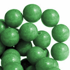 10 x natuursteen kralen Jade Rond 8 mm Irish Green gat: 1mm (op is op)