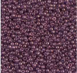 Ca. 5 gram Miyuki rocailles 11/0 – Opaque Gold Luster Amethyst