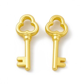 4 x DQ Bedel Sleutel mat Goud 8,5 x 22 mm (Nikkelvrij)