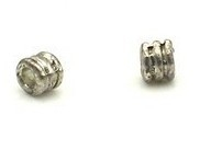 20 stuks Metalen kraal 3 x 4 mm