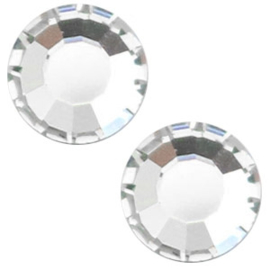 2 x Swarovski Flat back - SS30 - 6.4 mm -Silver Shade