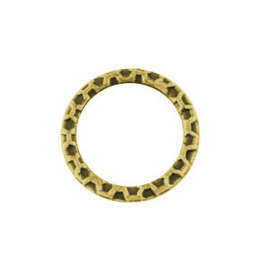 10 x Metalen Ring Tussenstuk Antiek Goud 18.5 mm