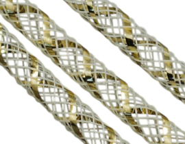 1 meter Mesh tubing netslang / gaaskoord 8 mm – keuze uit meerdere kleuren A