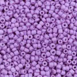 20  gram Glaskralen Rocailles 12/0 (2mm) Deep lavender purple