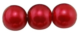 20 x prachtige glasparel kleur: Crimson 12mm
