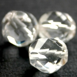 10 x Top helix vorm 10 mm facetkraal Crystal