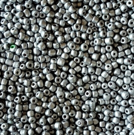 30 x 4 mm glaskralen grey