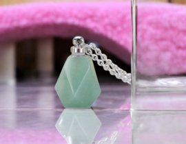 Gedenk hanger mini urn edelsteen Aventurine