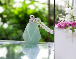 Gedenk hanger mini urn edelsteen Aventurine