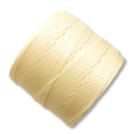 Nylon S-Lon draad 0,5mm Pale Yellow – 1 klosje van ± 70 meter
