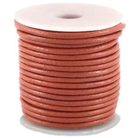 50 cm DQ Leer 3 mm Raspberry Brown