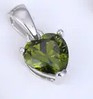 Hart vorm CZ Stone Geboortehanger Cubic Zirconia 925 Sterling Silver Augustus