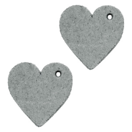 1 x DQ leer hangers hart 25mm Grey