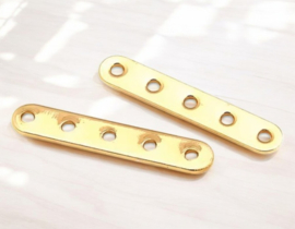 15 x Afstandhouders verdelers 20 x 4 mm goudkleur