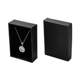 6 x luxe cadeau doosjes voor bijvoorbeeld ringen en armbandjes 90 x 65 x 28mm zwart (pakketpost)