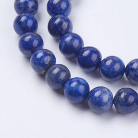 10 x edelsteen kraal van Dyed Lapis Lazuli 8mm gat: 1mm