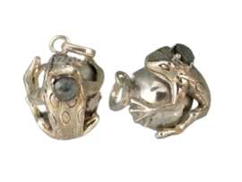 Echt Sterling 925  zilveren harmony ball Engelenroeper kikker