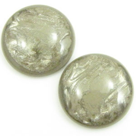1 x Polaris  Cabochon 12mm Jais Brown