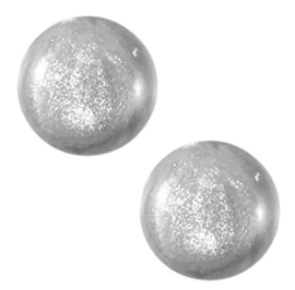 10 x Polaris Cabochon 7mm Jais Grey