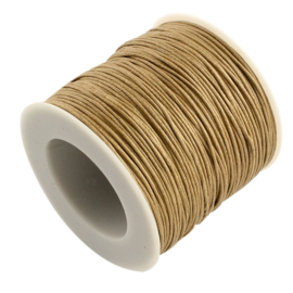 1 rol Waxkoord katoen 1 mm – naturel – 90 meter (past niet door de brievenbus)