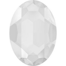 1 x Swarovski 4120 Fancy Stone – Ovaal 14x10 mm – Pastel Poeder Lichtgrijs