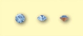 Doosje met 12 stuks Jewelry Stones (M.C. Chaton) 3,8-4mm Light Saphire SS16