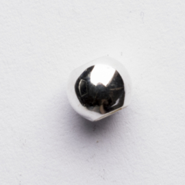 15 x kraal zilver kleur 6 x 5 mm gat: 3mm