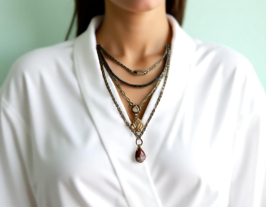 Bedelketting maken met RVS bedels