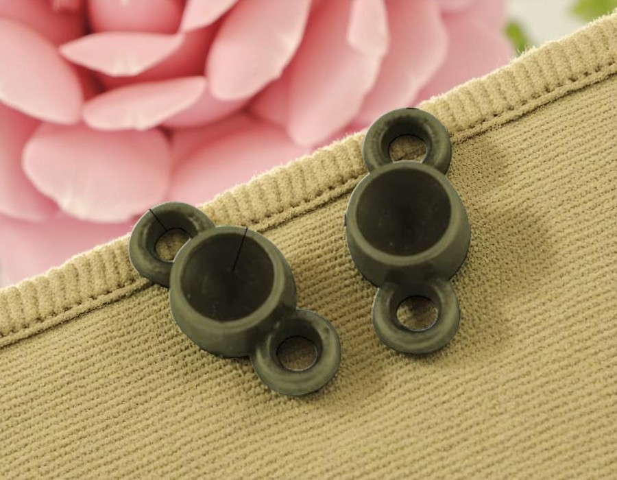 10 x Metalen verdeler 12,5 x 5 x 2,5 mm – geel koper kleur (nikkelvrij)