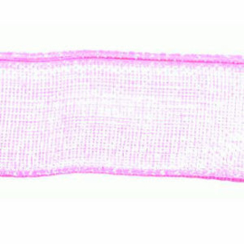 2 meter Organza Lint 10 mm Pink