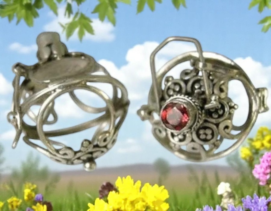 Echt Sterling 925 zilveren harmony ball Engelenroeper kooi 20mm