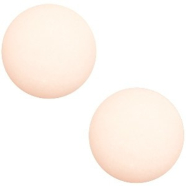 1x Cabochon Polaris Elements matt 7mm Pastel peach