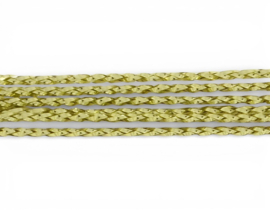 10 meter gevlochten draad 1,5 mm – goudkleur