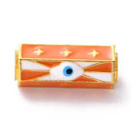 1 x  Sieraden message beads evil eye & stars Goud (limited edition)