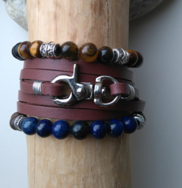 Stoere mannen armbandenset  ♥