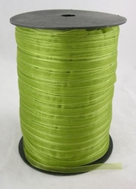 2 meter organza lint 6mm apple green