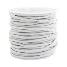 1 meter Gekleurd elastisch draad 2.5mm Beige grey